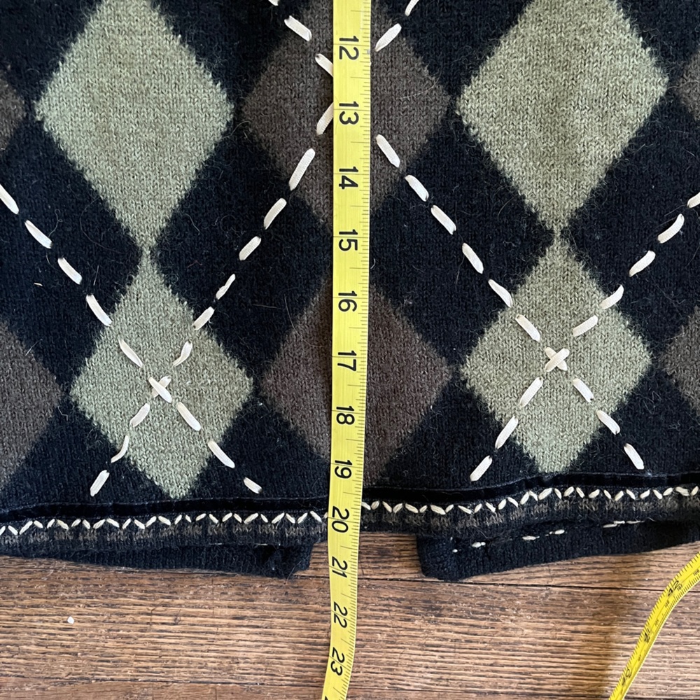 Clueless Wool Plaid Cartigan View 5